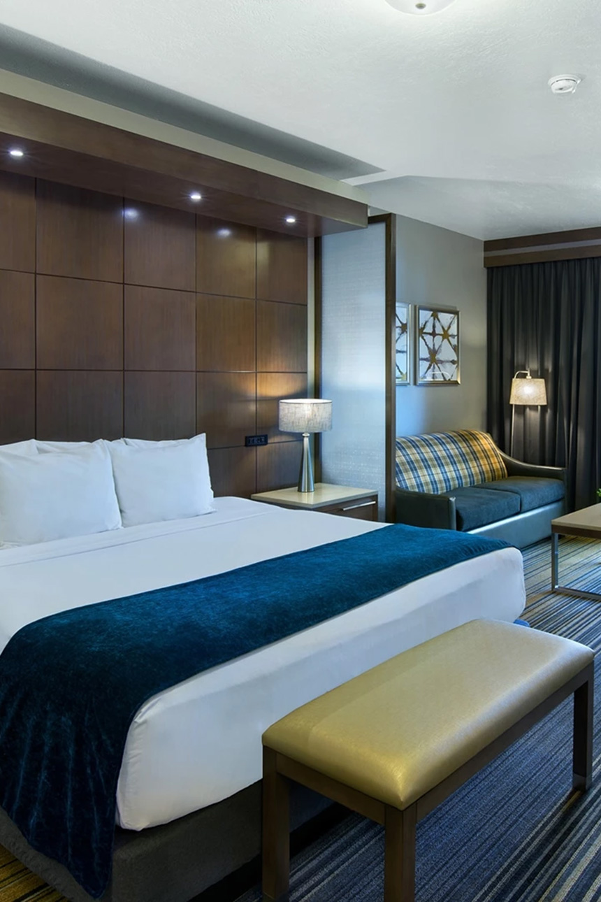 Hotel Murano Tacoma at night